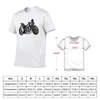 Męskie topy z czołgami kreskówka sztuka 2024 Afryka Twin Racing Motorcycle Motorbike Ilustration T-shirt Men T Shirts