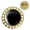 Broches r eclipse patroon 25 mm glazen cabochon fase van de maanpennen sieraden voor astronomie enthousiast geschenk