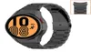 Bande d'oro per Galaxy 4 Classic 46mm 42mm Banda senza spazi in acciaio inossidabile cinghia in acciaio inossidabile 44 mm 44 mm END CURVATO BRACELETTORIO 3787011