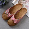 Boots Shose Femme Slippers Summer Beach Flip flip Brewable Linn Flat Plats de lin femelle Flax Bow Bow Ladies Sandales Chaussures