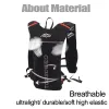 Sacs Ultra Lightweight Running Sackepack 5L RUN RURANT HYDRATION GEST Pack Marathon Running Bike Rucksack Bag 500 ml Soft Flask