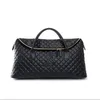 Havaalanı/seyahat çantası bahar dev xxl y tasarımcı klasik kapitone gerçek deri tote büyük kapasiteli siyah ekose omuz çantası elle çapraz çanta
