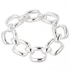 Bracele anenjery argent couleur Mertal exagérer les bracelets larges bacelets pour femmes pour femmes personnalité vintage