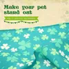 Hundekleidung 3 PCs Haustier Dreieck Stoffschalzubehör Bandana für Hunde St. Patricks Day Kostüm