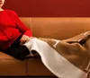 디자이너 H 낙타 브라운 담요 부드러운 모직 스카프 숄 휴대용 따뜻한 따뜻함 두꺼운 격자 무늬 소파 침대 양털 니트 담요 135-170cm