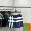 Erkek ve Kadın Tasarımcı Şort Yaz Günlük Sokak Giyim Hızlı Kurutma Mayo Ekose Çizgili Baskı Plaj Tatil Plaj Pantolon Asya Boyutu M-3XL 111