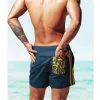 Costumi da nuoto desmiit shorts da nuoto uomo tronchi da bagno tronchi nuotare corti da uomo cortometrali da bagno per la spiaggia da bagno foderato abbigliamento da bagno foderato