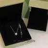 High -end designer ketting Vanclef Bloem Diamant ketting Licht Zoet en geurige stijl Versatiel voor dagelijks gebruik Kraagketen Elegante neketen Origineel 1: 1