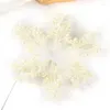 Flores decorativas 10pcs 8 cm de planta artificial Acessórios de buquê de orelha de trigo de trigo plástico plantas de água de cor de coroa de natal