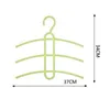 2024 3 층 생선 뼈 모양의 플라스틱 천을 걸기 고리 의류 홀더 건조 랙 의류 주최자 공간 절약 비 슬립 걸너