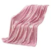 Blankets Blanket Glow In The Dark Soft Comfortable Touch Star Pattern Pink Fleece Home Supplies