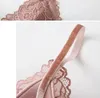 Bras Girl Pure Silk Triangle Lace Brassier A/B Cup Non-Wire High Qualiy Women Underwear Drop Wholesale Pale Pink