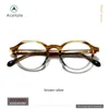 Gafas de sol marcos japoneses de lentes de acetato retro hechos a mano anteojos en forma de corona anteojos ópticos Matsuda mismo diseño M1024