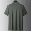 Polos męski 8xl 7xl 6xl 2024 Summer Design Polo Shirt Men Tops High End Business Casual Mens Shirts Fashion Lose T-Shirt Man Ubranie