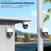 Autres appareils photo CCTV 4K 8MP HD WiFi IP Camera Wireless Outdoor Camera 1080p AI ATUTO SEATURE SÉCURITÉ PTZ CAMERIE P2P VIDÉO VIDÉO CCTV ICSEE Y240403