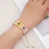 Braccialetti go2boho turkish malvagio gioielleria bracciale miyuki eye puleras mujer mojer moda intrecciato a mano braccialetti larghi per donne