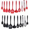 10pcs / Set Ustendies de cuisine antiadhésive Set Silicone Spatule Spoon Ustensiles Ustensiles DIY Cuisine de cuisine outils pour la spatule Silicone Spatule Spatule