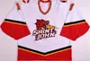 Custom 1993-2003 Saint-John-Flame S Jerseys (10º Anni) 12 Jarome Iginla Jersey Vintage Qualquer nome qualquer número