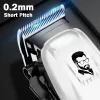 Trimmer Kemei Hair Clipper Electric Hair Trimmer Hine For Men Cordless Professional Barber Trimmer USB Fast Charging LCD Beauty Kit