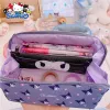 Bags Cartoon Mezzanine Pencil Case Ins Japanese Cute Kuromi Cinnamoroll My Melody Pencil Case Large Capacity Stationery Box Wholesale