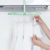 Hangers opvouwbare airconditioning hangende kledingrekken plastic wasrek met gaten drogen hanger slaapzaal