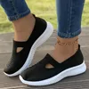Lässige Schuhe Wohnungen Mesh Frauen Sportplattform gemütliche Loafer Kleider Sneakers 2024 Sommer atmungsaktiven Frauen weiblich