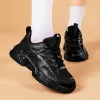 Shoes New Chunky Sneakers For Women Men Fashion Casual Running Shoes Lovers Comfortable LaceUp Female Sneakers Female Male