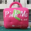 Modèle de sac gonflable de grande publicité attrayant réplique de sac à main rose Ballon de sac de proachant d'air pour l'événement