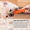 Husdjur Toys Cartoon Animal Dog Chew Toys Dålig flätad bettbeständig valp Molar rengöringständer Bomull Rope Toy