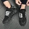 Scarpe Casual da uomo High Gang Coppia Sneakers Piatte Lace Up Coreano Papà Tendenza Splicing Mesh traspirante Vulcanizzata 2024