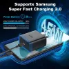 För Samsung Charger 45W Adapter PD Typ C Super Fast Charging 2.0 Samsung Galaxy S24+ S23 S22 S21 S24 Ultra Obs 20 USB C -kabel