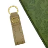 Designer Keychain Fashion g Auto Männer Frauen Buchstabe Schlüsselkette Leder GILD Mehrere Farben mit Box