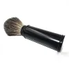 Brush Shaving Brush Kit Honey Badger Hair Bristle Aluminium Tube Handle Holder for Men Trip Travel Shaver Tool Gilft