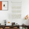 Wandteppiche Makrame Spielzeugnetz Boho Plüsch Hängematte gefülltes Tier Wanddekor kreative Spielzeughalter Ecke Hanges Mesh Home Accessoires