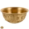 Tigelas mesa de decoração cornucopia ornament bronze tesouro tigela que oferece o escritório de artesanato ancestral do salão