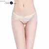 Women's Panties Silk low waisted womens underwear sexy lace breathable natural mulberry silk crotch seamless fabricL2404