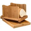 Выпечка инструментов бамбук -хлеб направляющий бублик -резак самодельный буханка