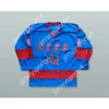 GDSIR CUSTUCH VALERI KHARLAMOV 17 CCCP BLUE HOCKEY JERSEY NOUVEAU TOP ED S-M-L-XL-XXL-3XL-4XL-5XL-6XL