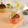 Kitchens Play Food 1PC Simulation Can Miniature Food Mini Fish Can Meat Can Canned Bean Model Toy Kitchen Pretend Play Home House Decor Accessories 2443
