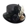 Berets Gothic Top Hat Bowlers Birthday Gift For Girlfriend Boyfriend Dress Up Pography