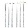 3PCS / Set Marble Match Handle Nail Art Brush Ligne Painting Drawing stylo Gel UV POLIS ACRYIQUE FRENSION BRIST