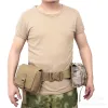 Väskor utomhus militär taktisk midja påse sportbälte hängande väska edc molle verktygspåse midjepaket tillbehör bälte jaktverktyg påse