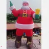 free air shipping outdoor games & activities 12mH (40ft) With blower Giant Inflatable Santa Claus with led light Christmas Decoration Santa