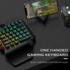 Keyboard -Maus -Combos Ziyoang T1 verkabelt Ein Handmembrane Gaming Combo -Set Ergonomisches Design für PUBG PC Gamer Drop -Zustellung Computer Otth9