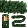 Flores decorativas 1.8m de natal rattan artificial plant wreath stairs decoração plantas penduradas ornamento para casa