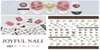 Girl Classic Geometric Modèles Nail Art Manucure Gum Decques de mode accessoires de luxe Stripe Exquise Highend Henna décalsives