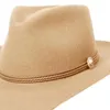 Beretten coole cowboyhoeden pu riem platte tophoed unisex rollenspel feestkostuum fedoras