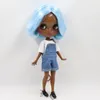 ICY DBS Blyth Doll Toy Blyth Doll Joint Body Super Black Skin BJD 30cm for DIY Custom Anime Girls 240403