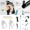 Trekking Poles Sticks Hoo Pole Lightweight Collapsible Fivefold Walking Stick för vandringskamtillbehör Drop Delivery Sports Outdoors Otxsi