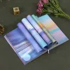 Notebooks New A5 Cute Hardcover Notepad Diary Planner Hand Book Creative Student Colorful Inner Page Illustration Notebook Gift